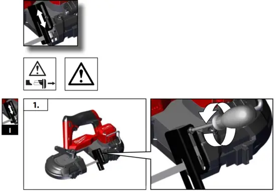 milwaukee M12 FBS64 12V Brushless Cordless Bandsaw - Fig 3