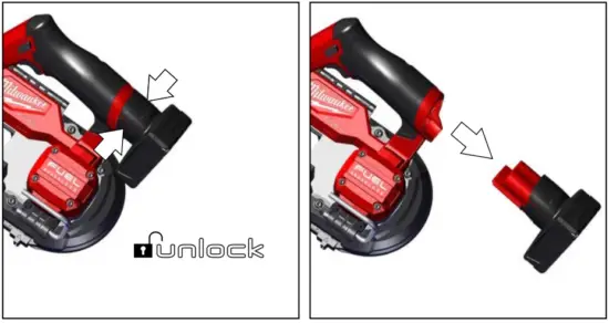 milwaukee M12 FBS64 12V Brushless Cordless Bandsaw - Fig 7