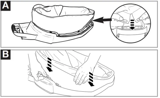 Flymo Gardenvac 2700 4 In 1 Electric Vacuum - Bag Frame