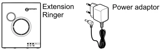 geemarc Ringer595 U L E Wireless Door Bell - fig1