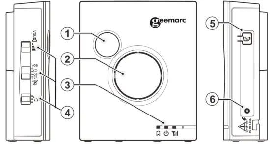geemarc Ringer595 U L E Wireless Door Bell - fig2