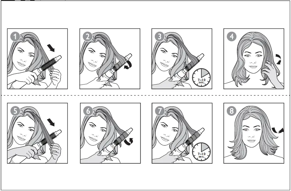 PHILIPS- HP8660- Air -Styler- 6