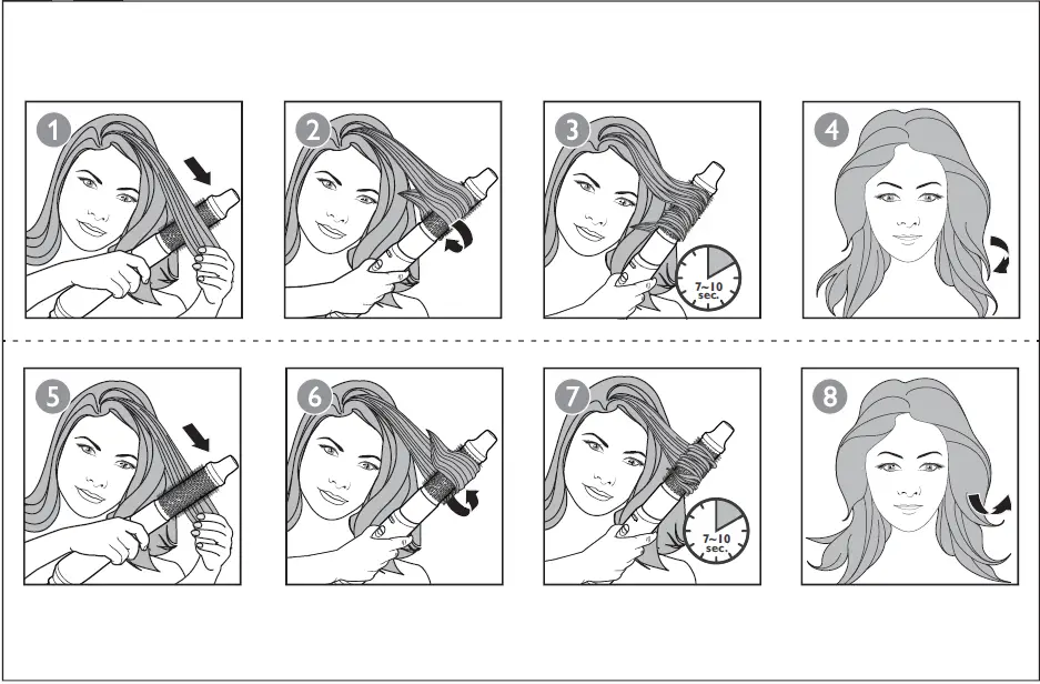 PHILIPS- HP8660- Air -Styler- 7