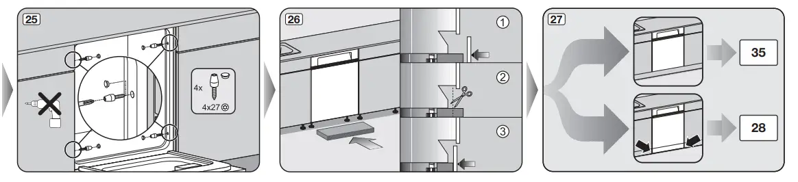miele (885 mm) XXL built in dishwashers - parts 7