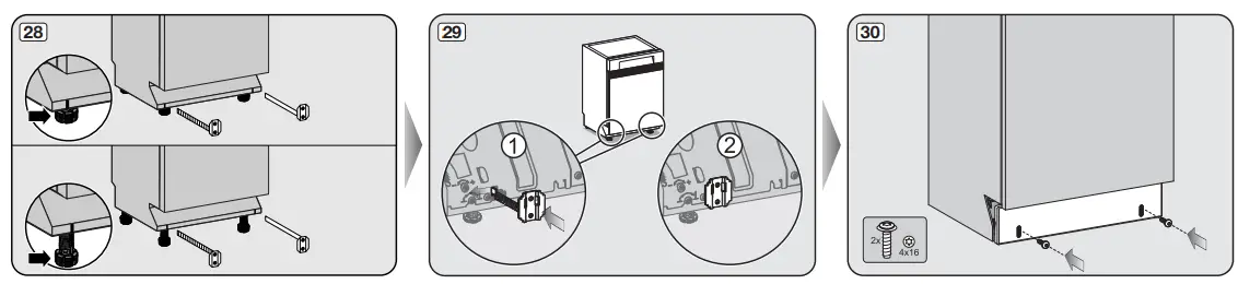 miele (885 mm) XXL built in dishwashers - parts 8