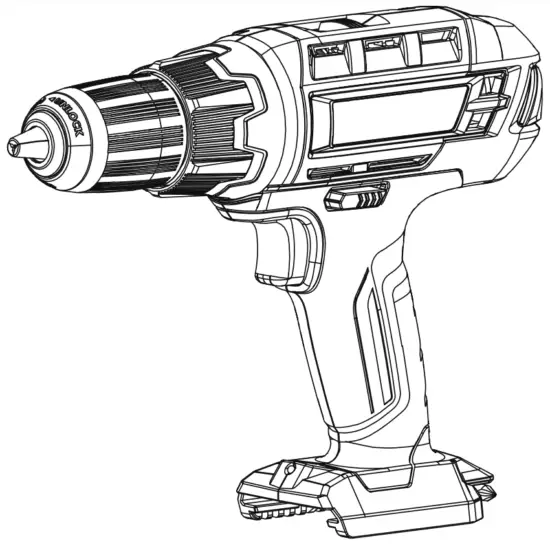 HART HPDD01 120 Volt Lithium ion Cordless 1 2 Inch Drill Driver