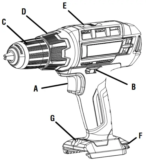 HART HPDD01 120 Volt Lithium ion Cordless 1 2 Inch Drill Driver - fig5