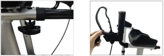 OasisSpace OS 28HFK UW 9209 Stand Up Rollator Walker - Fig 4