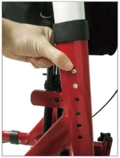 OasisSpace OS 28HFK UW 9209 Stand Up Rollator Walker - Fig 5