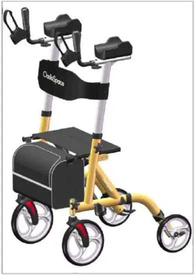 OasisSpace OS 28HFK UW 9209 Stand Up Rollator Walker - Fig 6