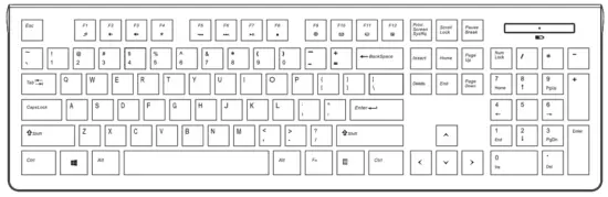 keji KECK420GKB Wireless Keyboard