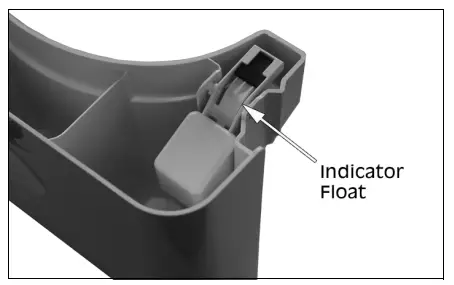 EMPTYING THE WATER TANK 