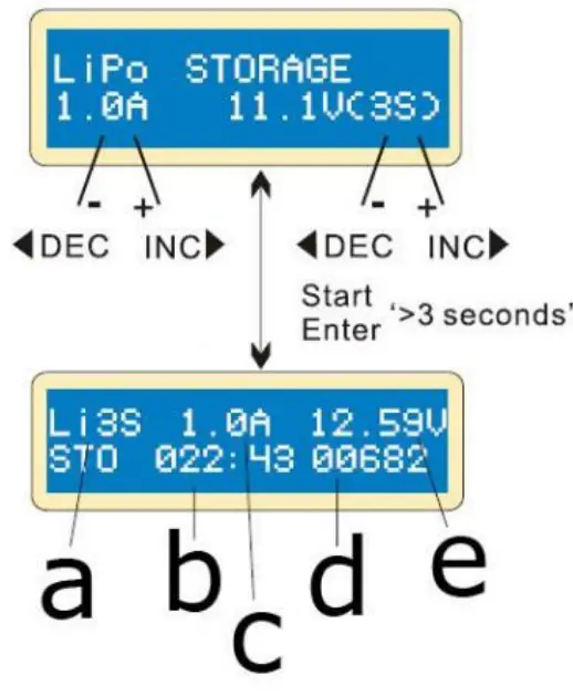 Velleman LI ON POLYMER BALANCE CHARGER - Starting screen 6