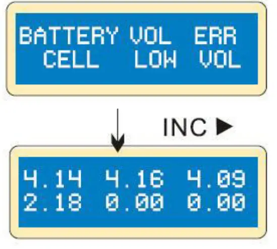 Velleman LI ON POLYMER BALANCE CHARGER - Starting screen 8