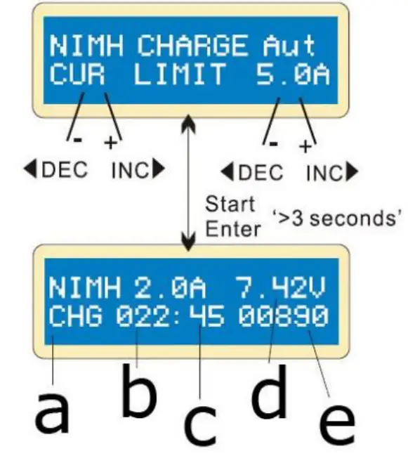 Velleman LI ON POLYMER BALANCE CHARGER - Starting screen 9