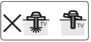 textCurved/Recessed Back TV