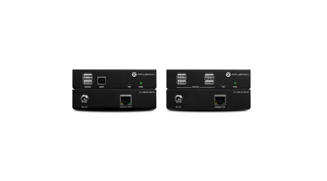 Atlona At-usb-ex100-kit Hdbaset Extender Kit For Usb 2.0 Installation Guide