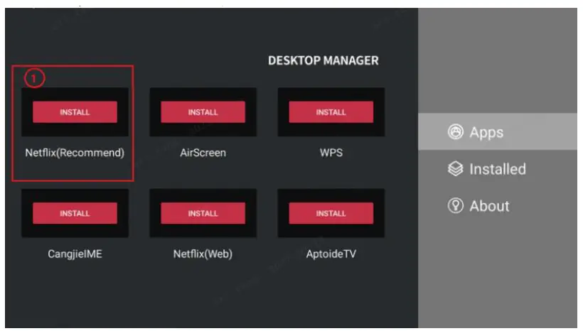 NETFLIX Desktop Manager App-1