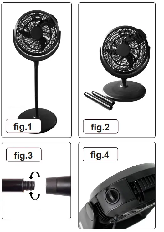SEALEY SFF12DP 230V 12 Inch Desk and Pedestal Fan - Figure 2