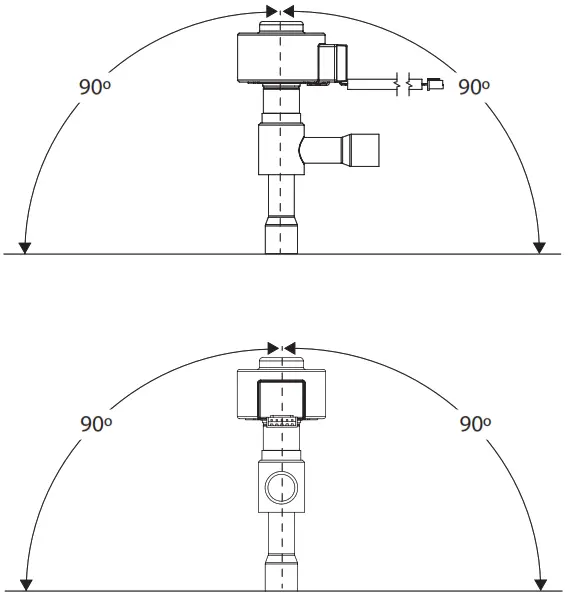 Danfoss ETS 8M Electric Expansion Valve - ounting Angle