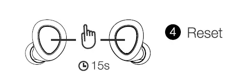 Turn on both earbuds