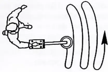 COOPERS OF STORTFORD H672 Deluxe Metal Detector - sweeping the search