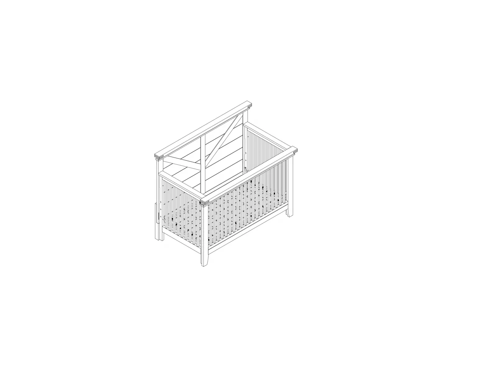 Oxford Baby 11511 Rhinebeck 4 In 1 Convertible Crib User Manual
