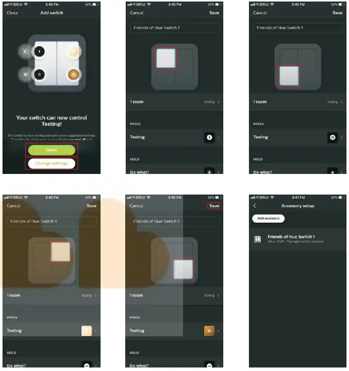 ROBB SR ZG2833P FOH Battery Powered Friends of Hue Switch - 9