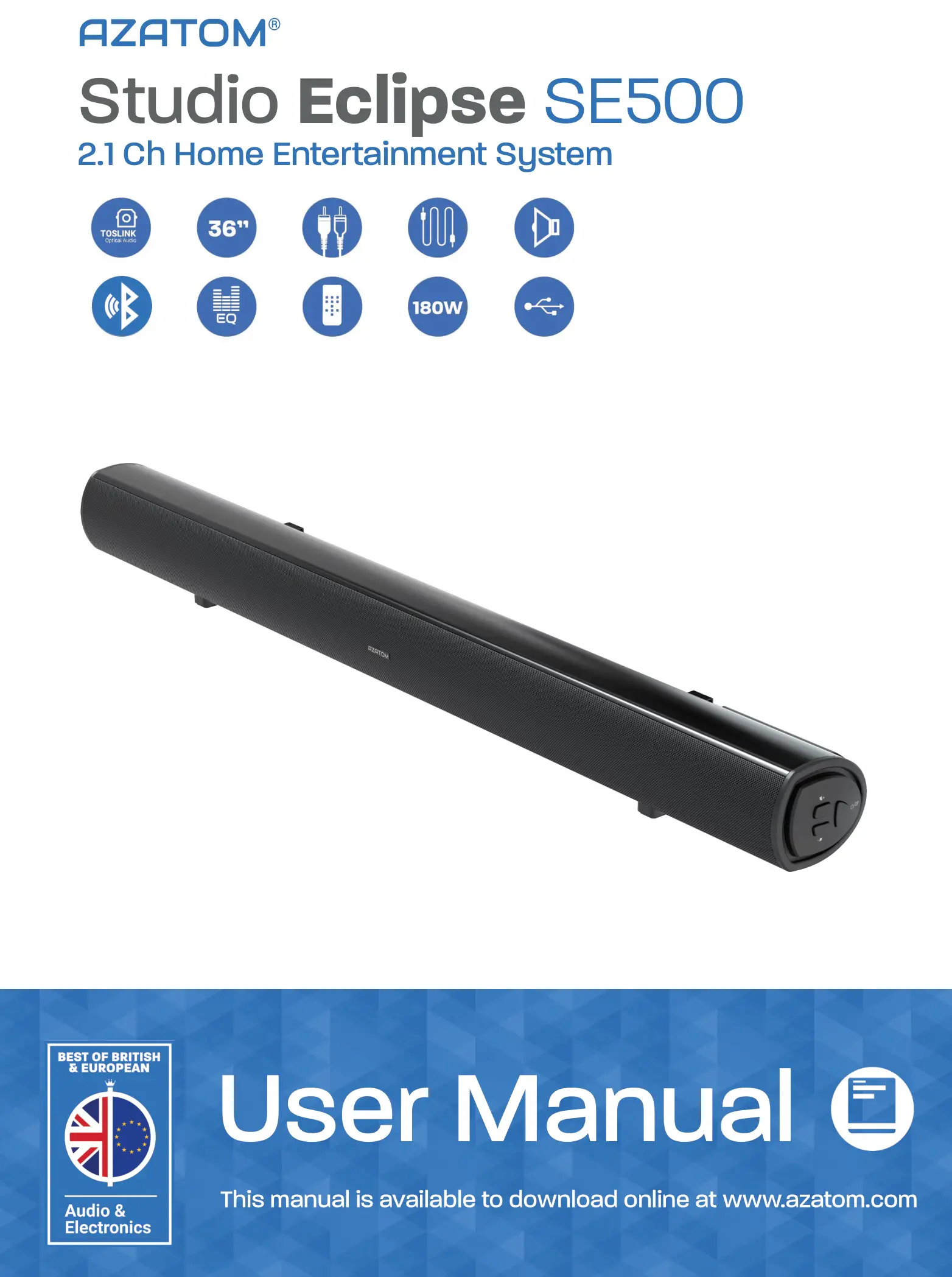 AZATOM Studio Eclipse SE500 User Manual