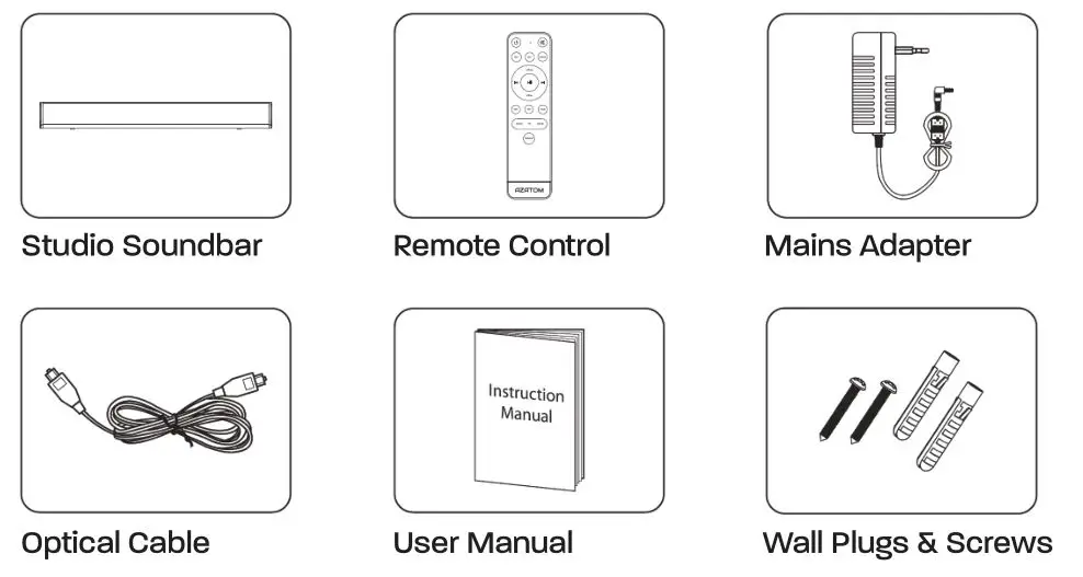 AZATOM Studio Eclipse SE500 - What’s in the box