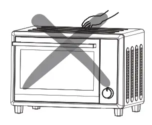 Electrolux EOT4022XFDG 40L freestanding electric oven - fig 6