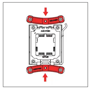 Installing the mounting bars Figure 2