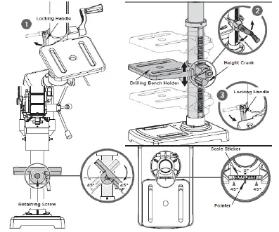 ZIPPER ZI-STB16T Stand drilling machine fig (13)