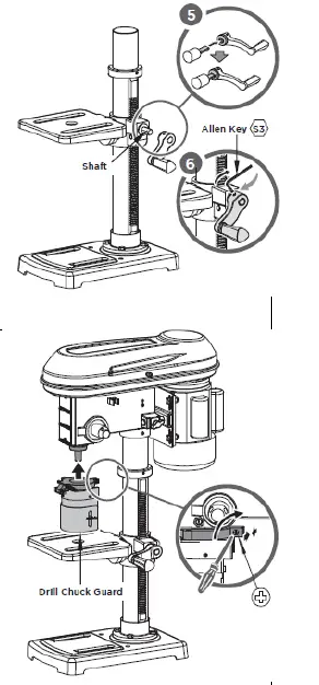 ZIPPER ZI-STB16T Stand drilling machine fig (6)
