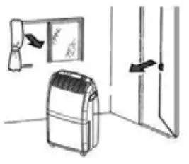 Orbegozo DH 2025 DEHUMIDIFIER CAUTIONS5