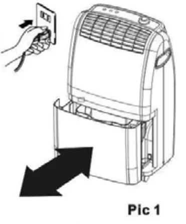 Orbegozo DH 2025 DEHUMIDIFIER FUNCTION EXPLANATION 1