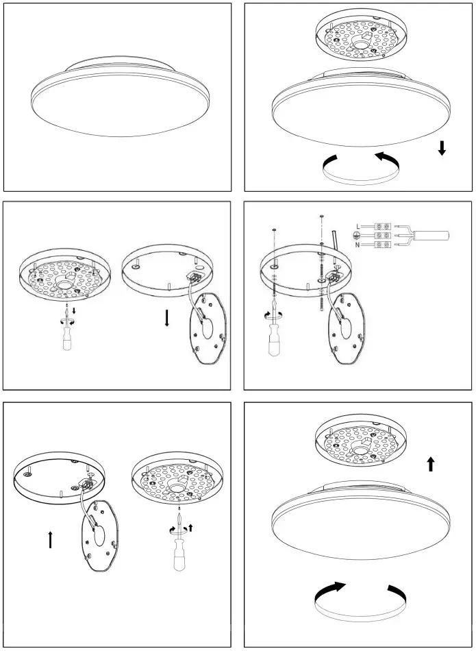 helestra KYMO LED Ceiling Light