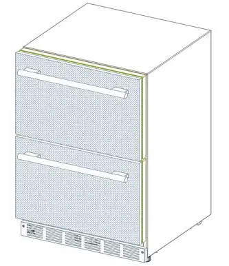 Thermador Double Drawer Refrigerator - Bottom drawer 4