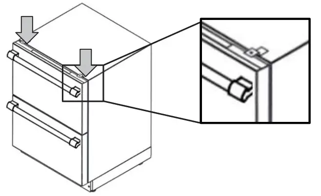 Thermador Double Drawer Refrigerator - For free-standing use 3