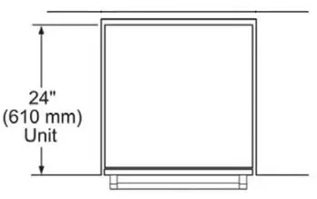 Thermador Double Drawer Refrigerator - For under counter use