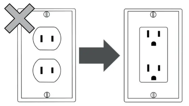Thermador Double Drawer Refrigerator - electric socket