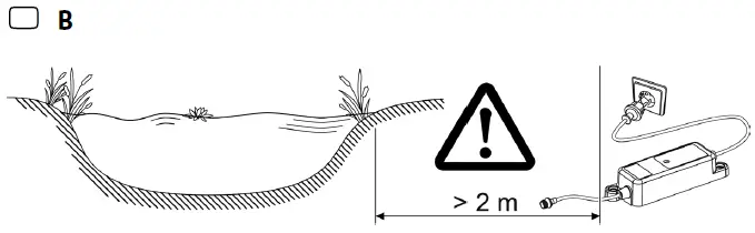 Oase Wall Spout LED Set-2