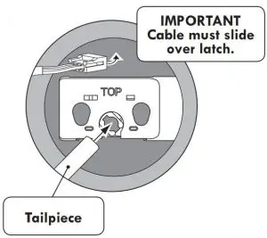 FIG 11 Install exterior keypad