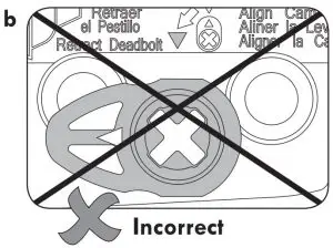 FIG 8 Check the cam on the interior baseplate