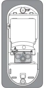FIG 9 Check the cam on the interior baseplate