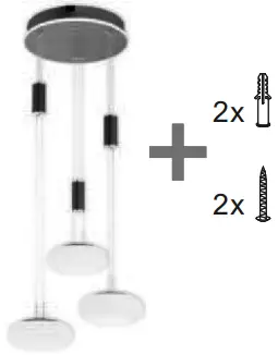 Paul Neuhaus 2078-18-01 Q-ETIENNE LED Pendant Light A01