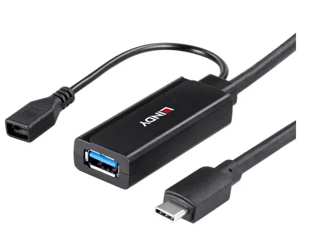 LINDY-433445m-USB-3.2-Active-Extension-Cable