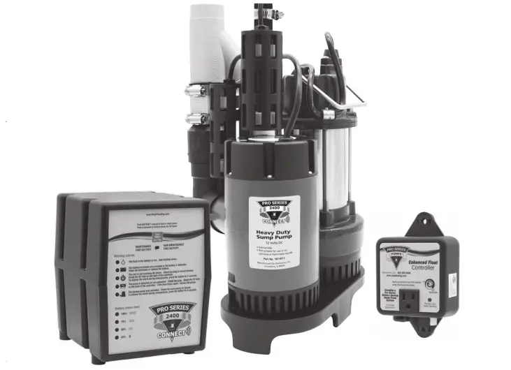 Pro Series Pumps Ps-c50 Combination Primary And Backup Sump Pump System Instruction Manual
