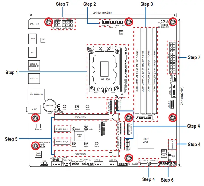 ASUS Prime Z790M-PLUS D4DDR4 Motherboard