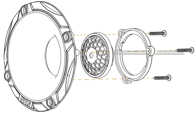 PYLE PLMRTW25W Marine Tweeter Speaker System - 2